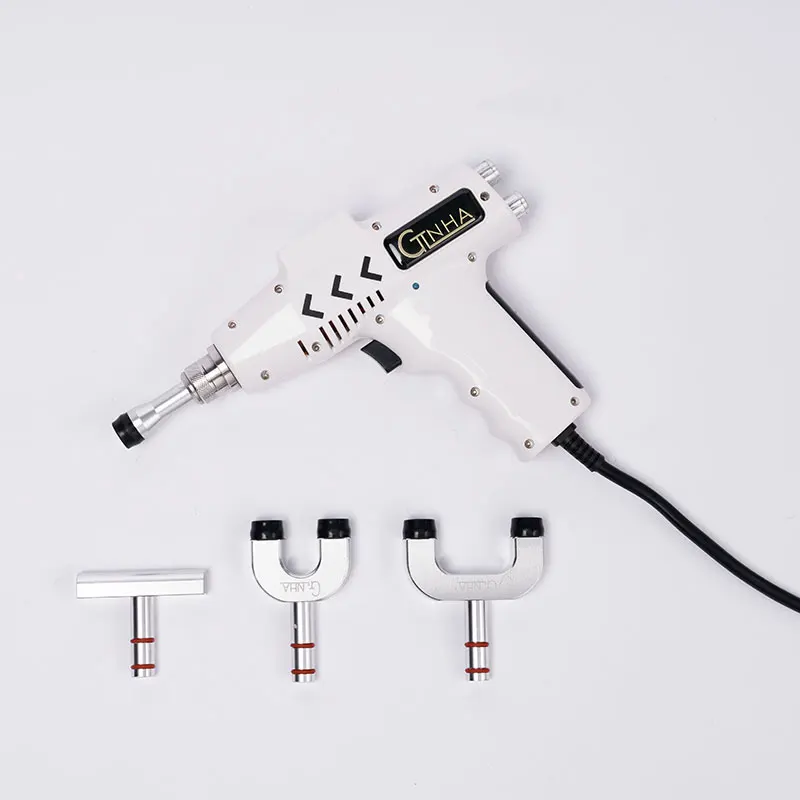 Оригинальный заводской HL.ZG-007 портативный электрический массажер для лица, пистолет для мышечной терапии, машина для нанесения тела Оригинальный заводской HL.ZG-007 портативный электрический массажер для лица, пистолет для мышечной терапии, машина для нанесения тела