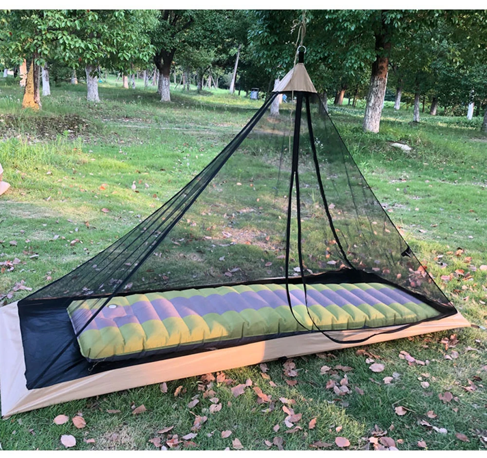 Kamperbox MT380 Moisture Proof Camping Tent B3 Micro Mesh Single Person Tent Glass Fiber Pole PU Polyester Bottom Outdoor Tent