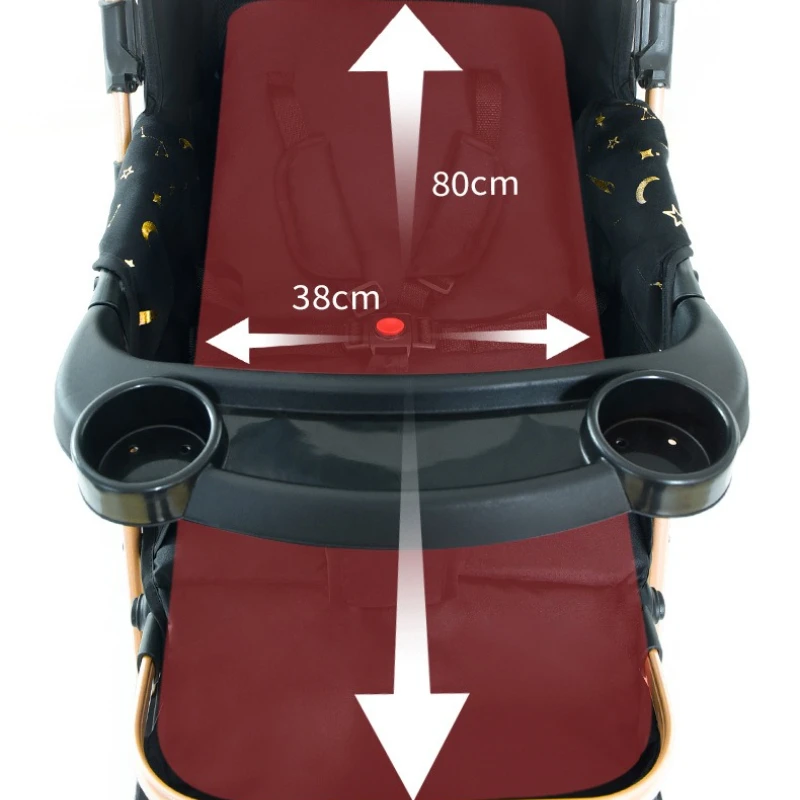 Wózek bliźniaczy rozkładany dla drugiego dziecka, możliwość siedzenia lub leżenia, składany wózek dziecięcy do wyjścia.