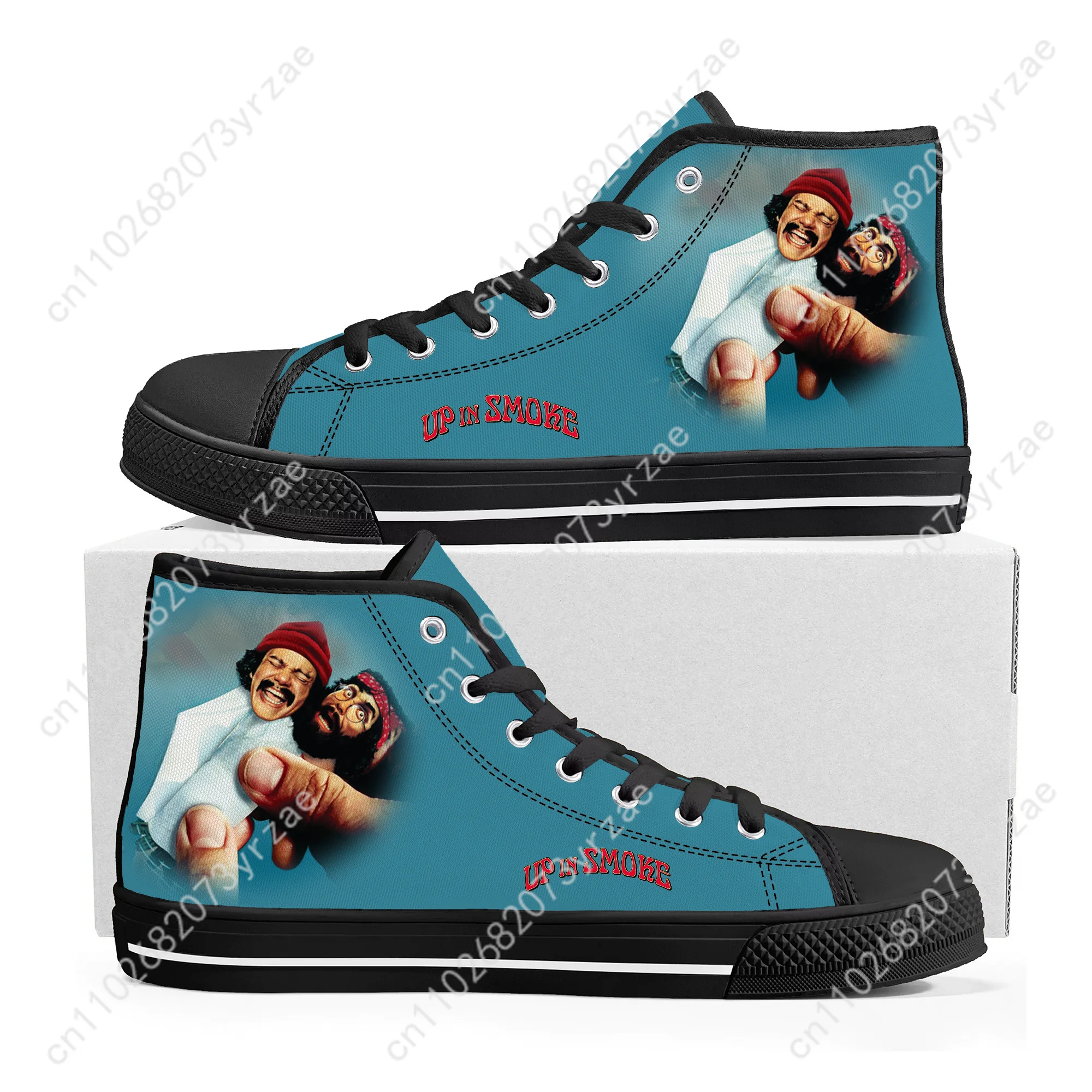 

Up in Smoke High Top Sneakers Men Women Teenager High Quality Fashion Trend Canvas Sneaker Built Casual Couple Customizedd Shoe