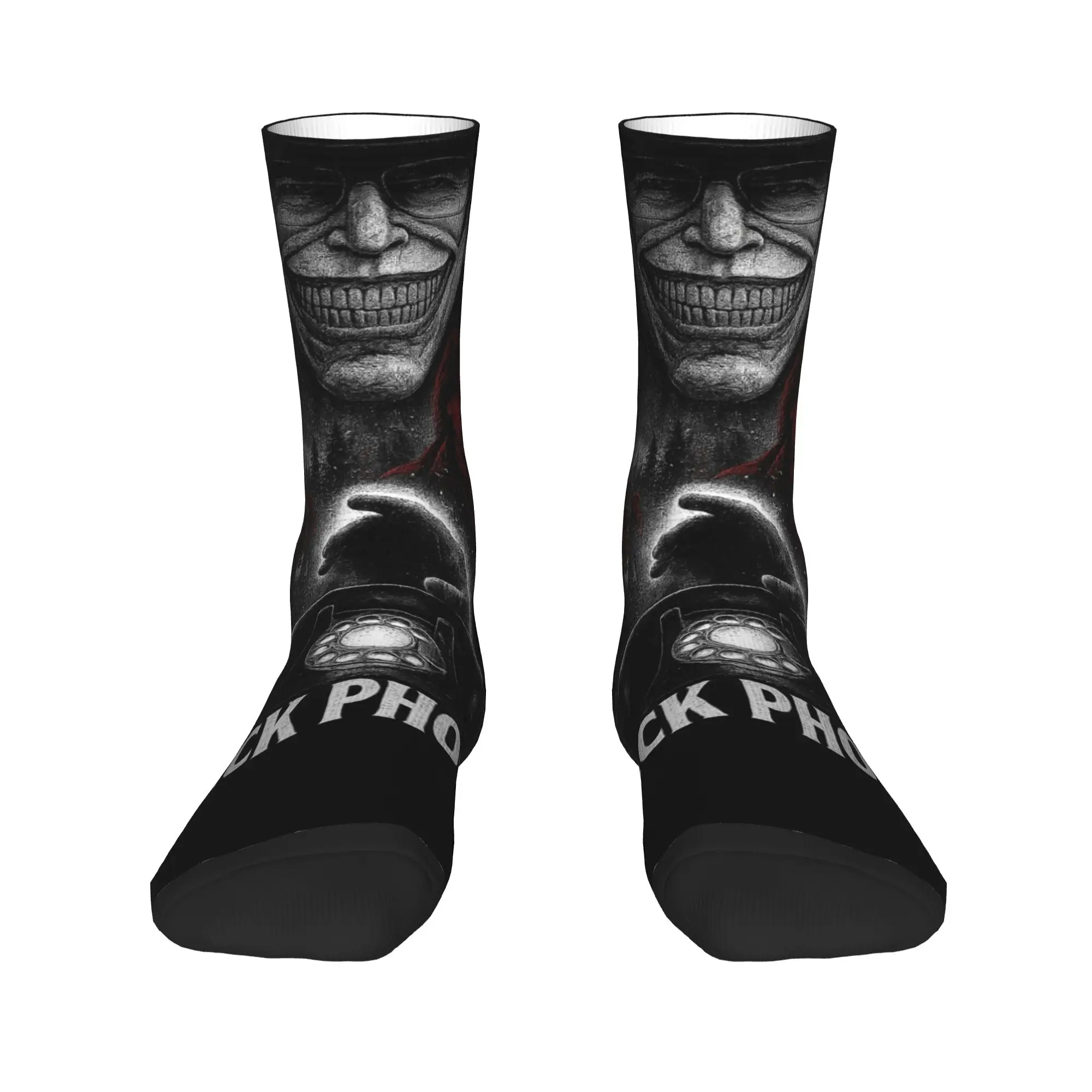 أسود الهاتف 2 فيلم جوارب النساء الرجال الجوارب جودة الجوارب الكورية الخريف الرياضة في الهواء الطلق عدم الانزلاق الجرافيك الجوارب هدية عيد ميلاد