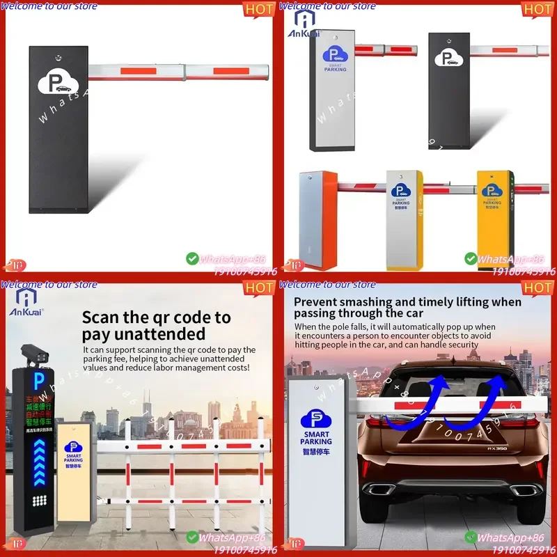 2026Hot Anti-collision Brushless Heavy Dual Direction Barrier Gate High Performance for Residential Community