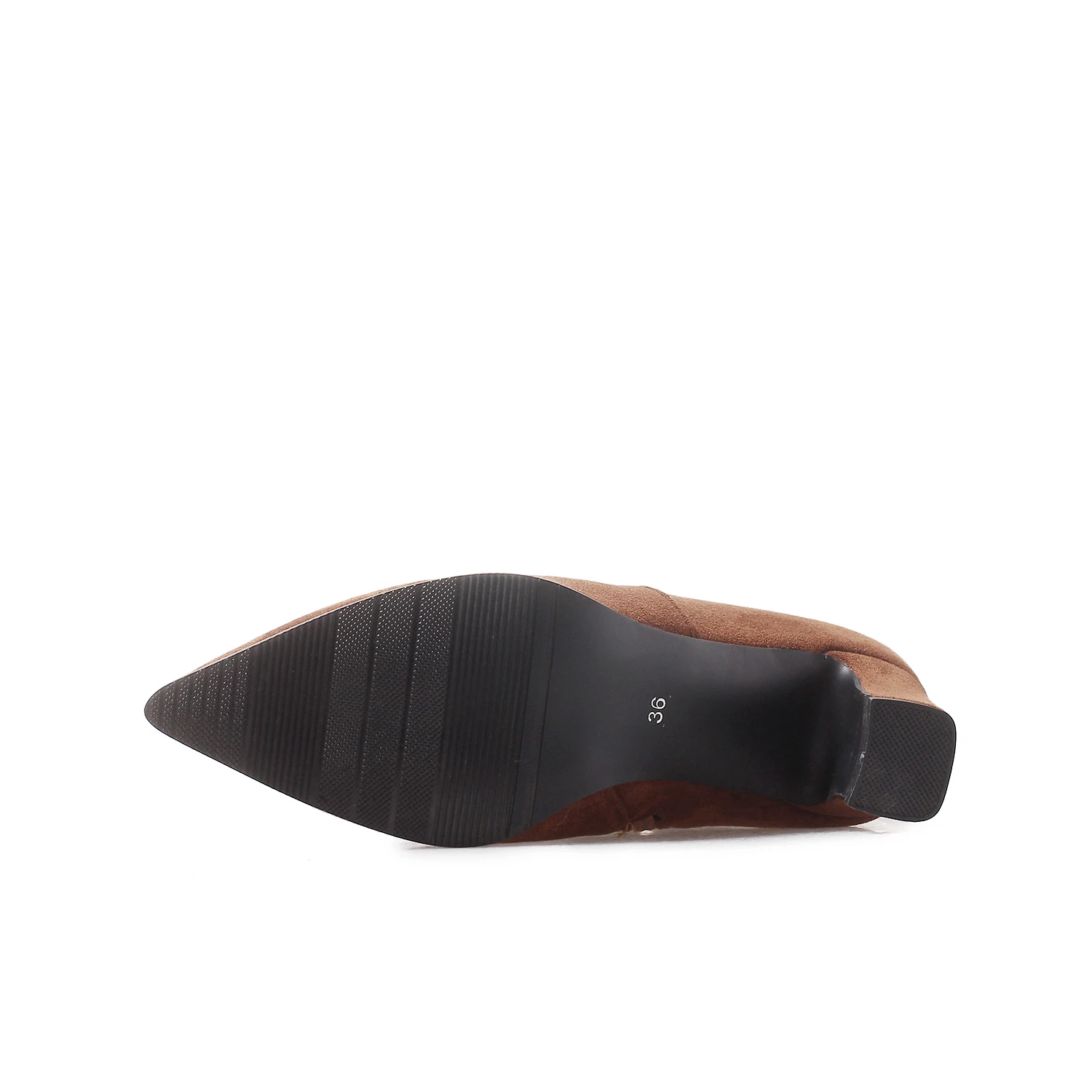 جديد شتاء دافئ أصفر أسود النساء الفخذ أحذية عالية أشار تو عالية كعب مربع أحذية سيدة حجم كبير 12 32 45 48