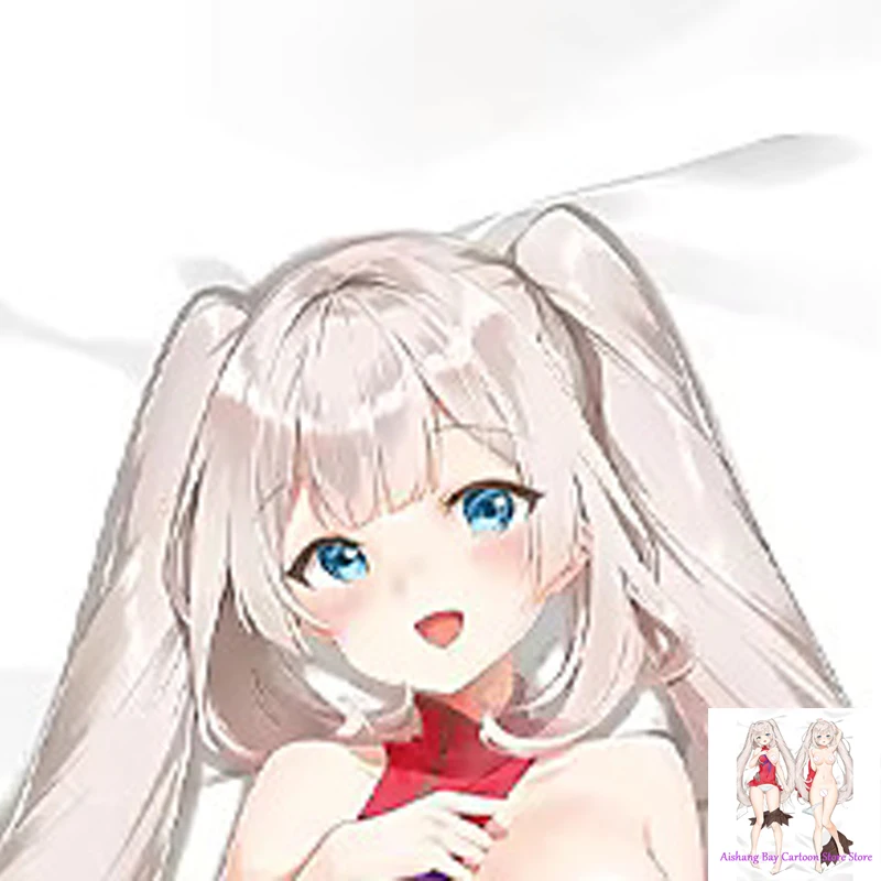 

Dakimakura Anime Pillow Cover Marie Attractive Breasts Double Sided Print Life-size Body Decoration