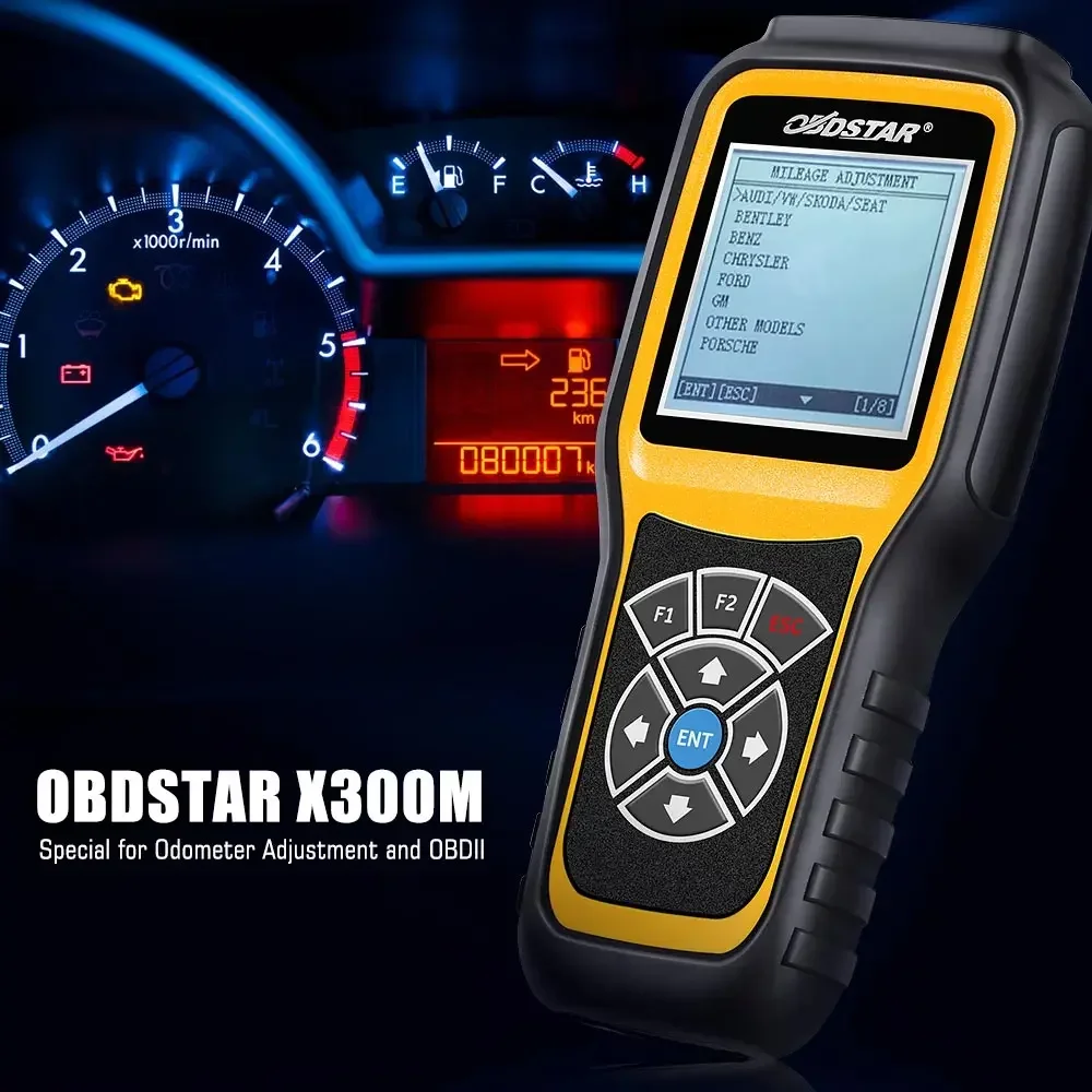 OBDSTAR X300M Special for Cluster Calibration Adjustment Tool and OBDII Support for Mercedes Benz & MQB VAG Reset Mileage