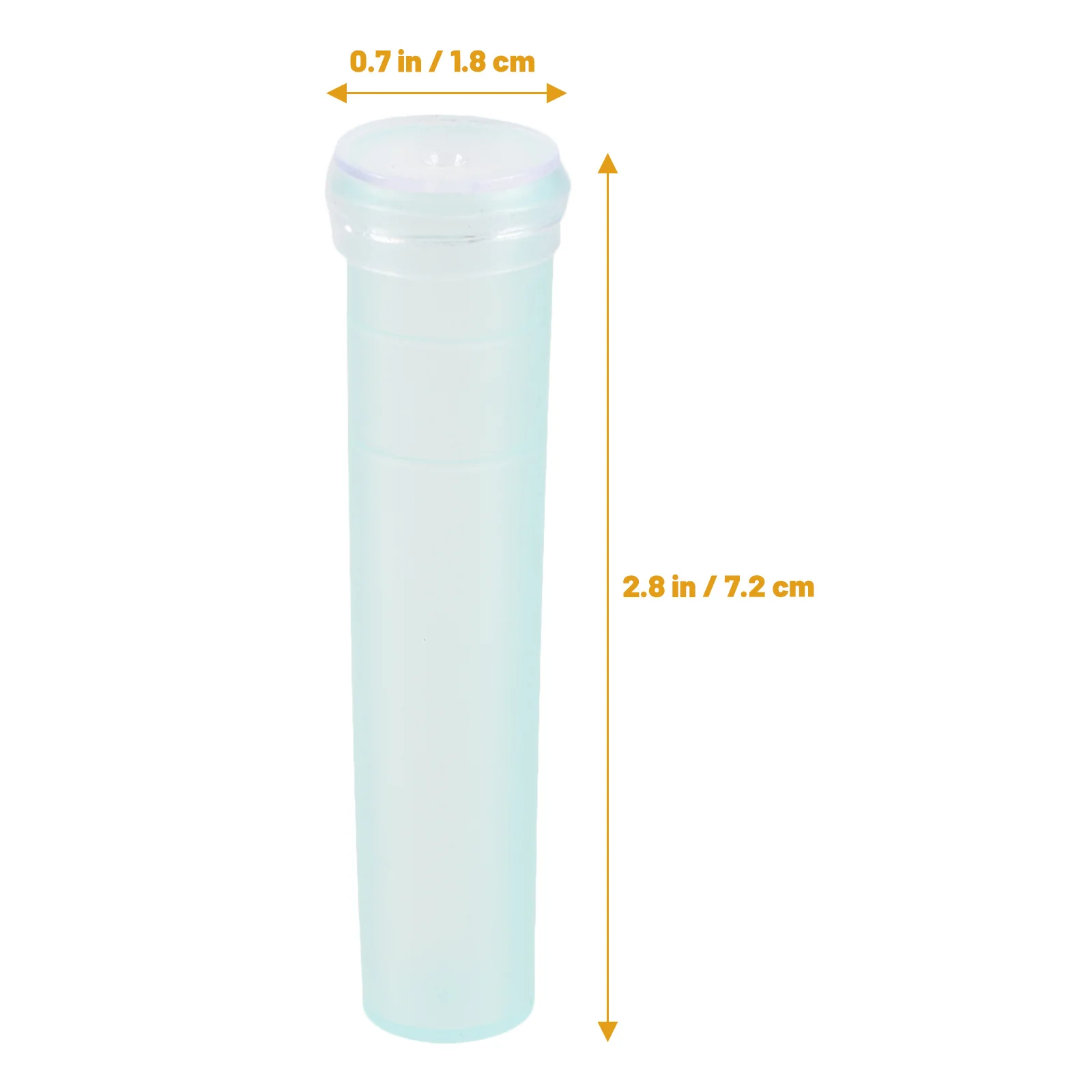 20 قطعة أنابيب حفظ الزهور الطازجة 7.2X1.8 سنتيمتر السماء الزرقاء مانعة للتسرب تخزين المياه الأزهار لزراعة الزهور ترتيب الأزهار