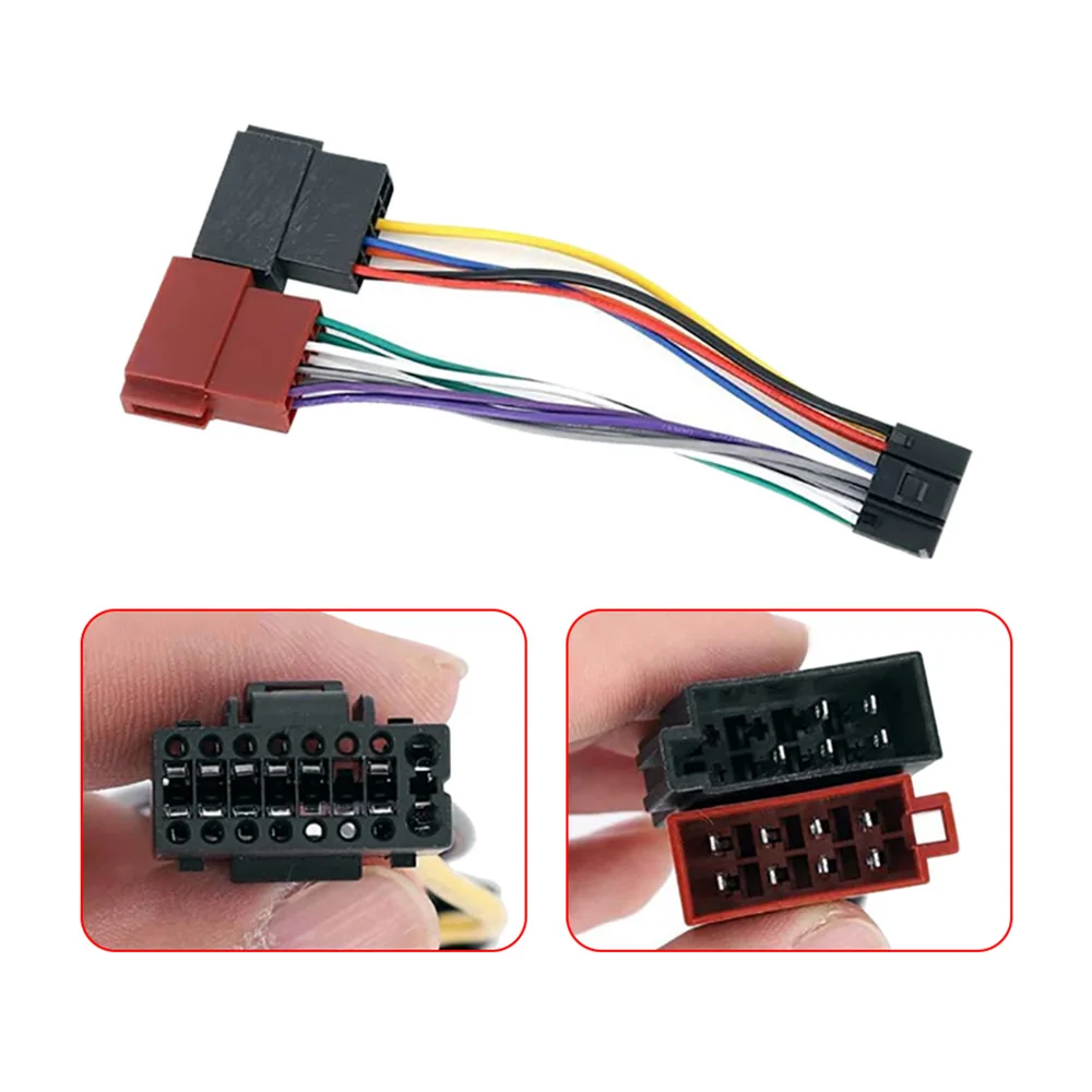 GRAN OFERTA: Conector Adaptador de Cableado ISO de 16 Pines para Radio Estéreo de Auto Kenwood, Conversor de Audio para Auto, Accesorio Automotriz