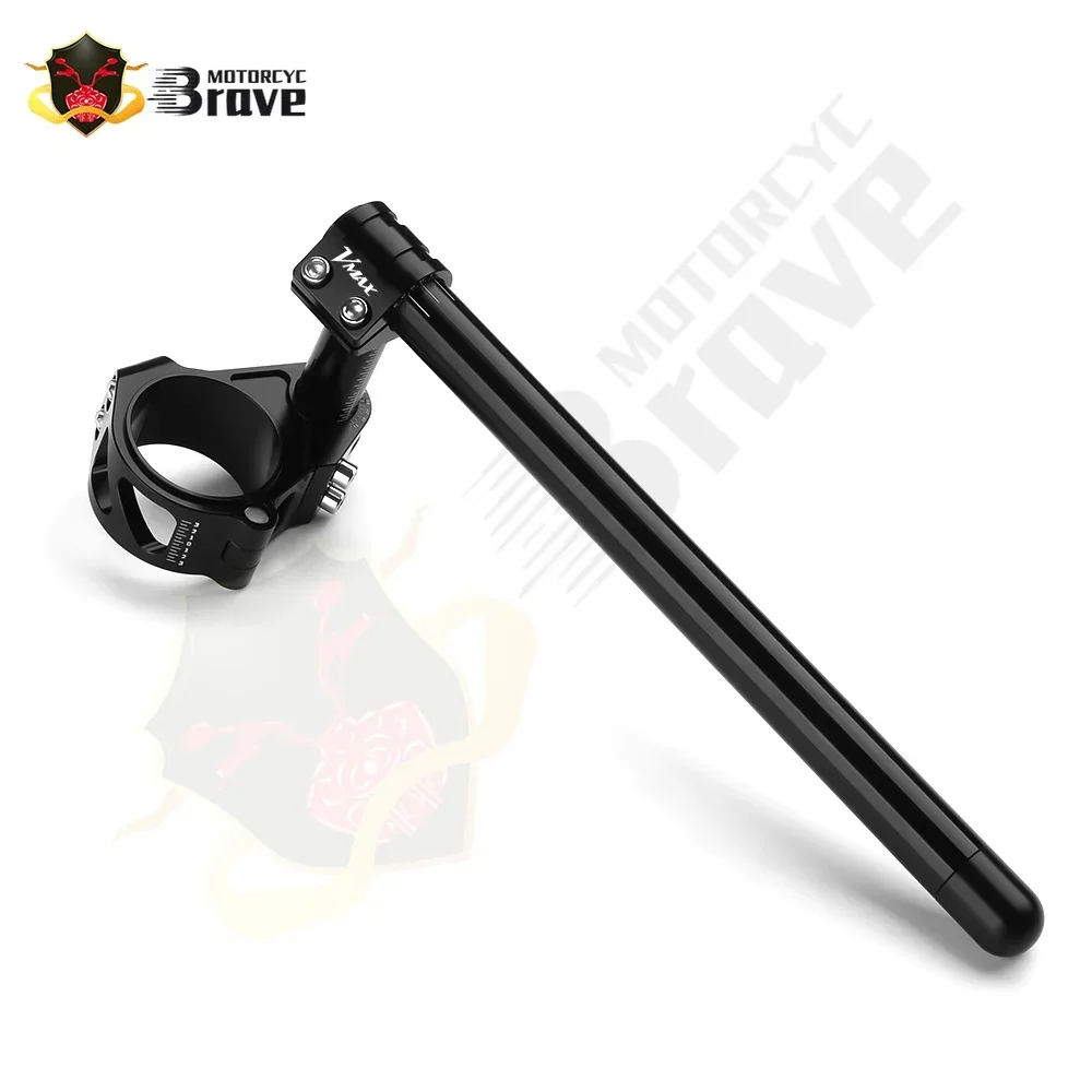 

For YAMAHA VMAX V-MAX 2009-2016 2015 2014 2013 Motorcycle Accessories 50mm Adjustable Clip On Fork Tube Handle Bar black