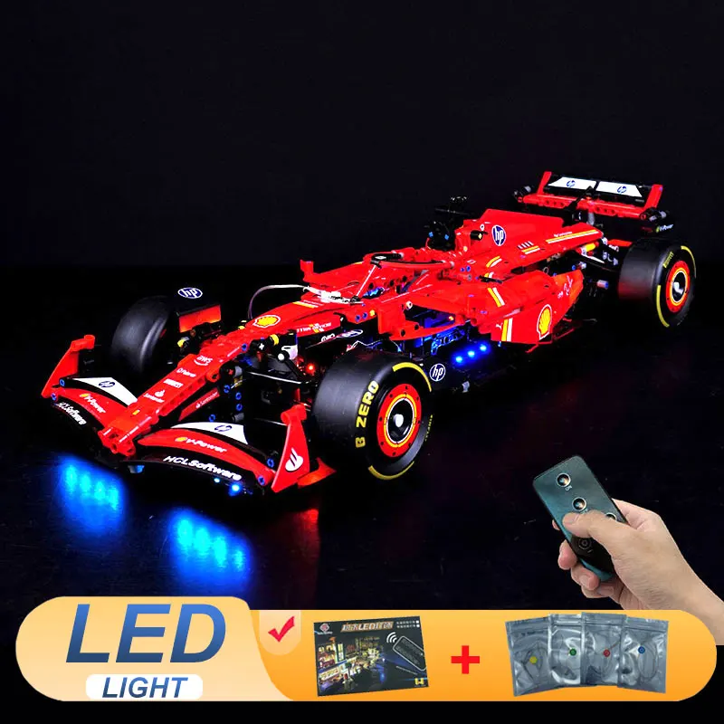 

LED Light Kit For LEGO 42207 Ferra-ri SF-24 F1 Race Vehicle Ideas DIY Gift (Not Include Building Blocks Bricks Kits Sets Model)