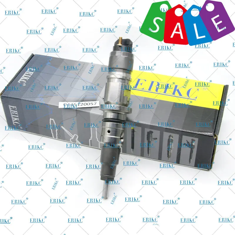 ERIKC 0445120057 Factory Price 0445 120 057 Injector 0 445 120 057 Diesel Fuel Injector 0986435552 for HOLLAND 2854608