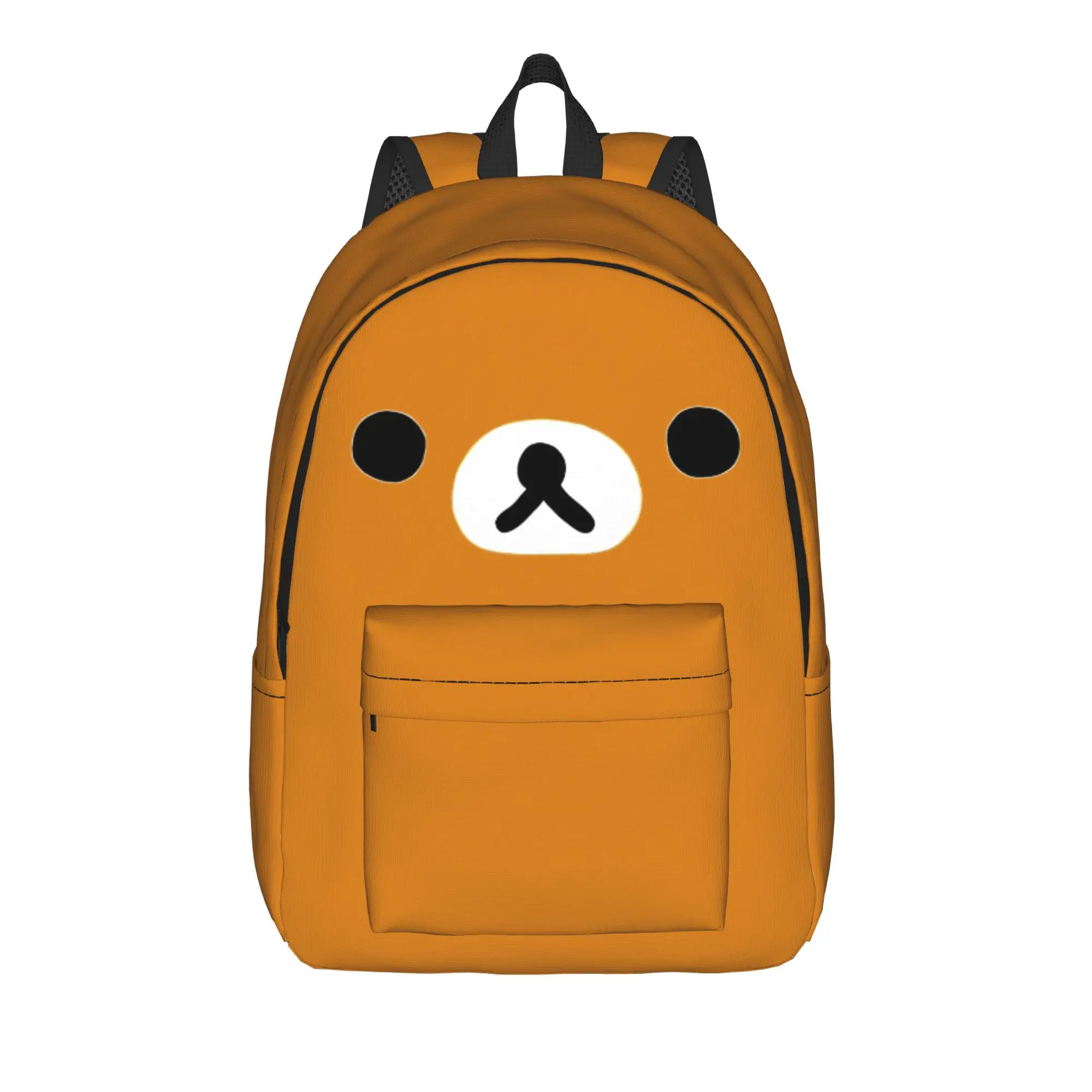 Rilakkumas Rucksack für Männer, Frauen, Teenager, High School, Arbeit, Tagesrucksack, Kawaii-Bären, niedliche Tiere, College-Umhängetasche, Sport