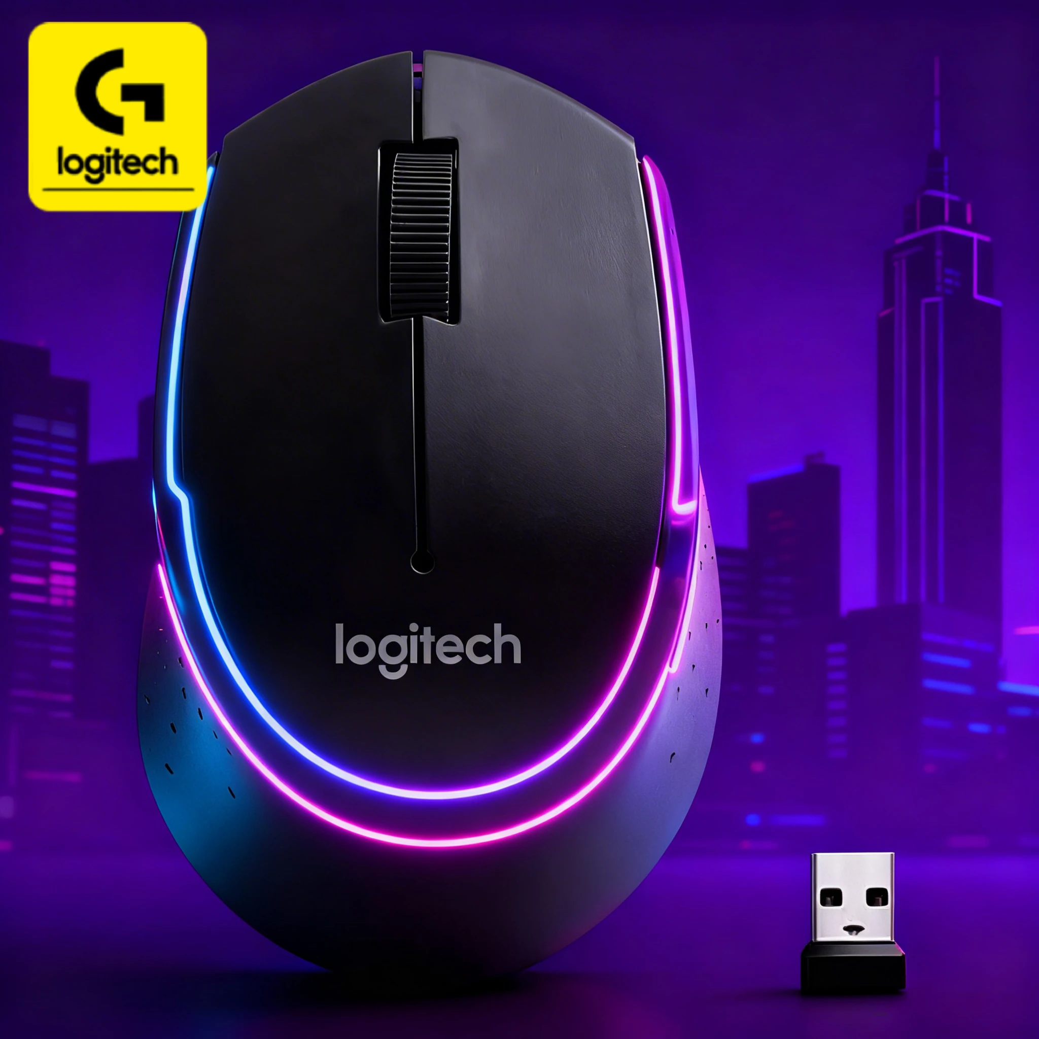 

Logitech M330/M220 Silent Mouse: Comfortable grip + 2.4GHz wireless, 1000 DPI precise control.