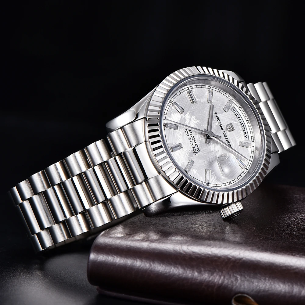 2026 New PAGANI DESIGN Watches DD36 Meteorite Surface Automatic Watches For Men Mechanical Men's Watch AR Sapphire Crystal Clock image 3