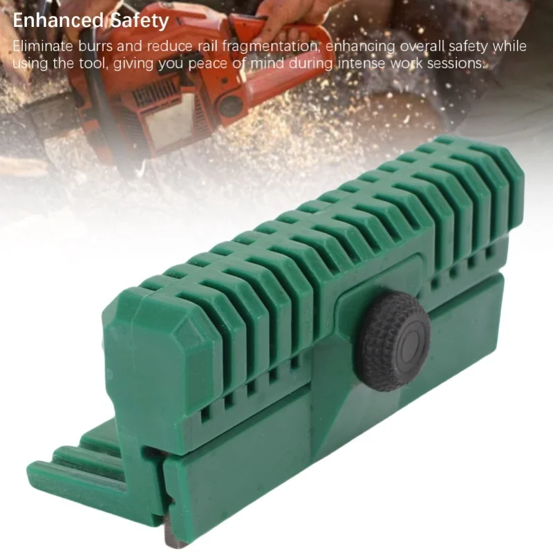 Chainsaw Rail Dresser Tool Kit ABS Steel Chainsaw Guide Bar Rail Dresser File Repairer Tool For Maintenance