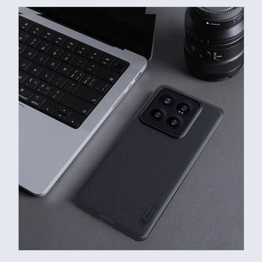 For Xiaomi Mi 14 /14 Pro Case For MagSafe Magnetic Case Wireless Charge Nillkin Frosted Shield Pro TPU Frame Cover For Xiaomi 14