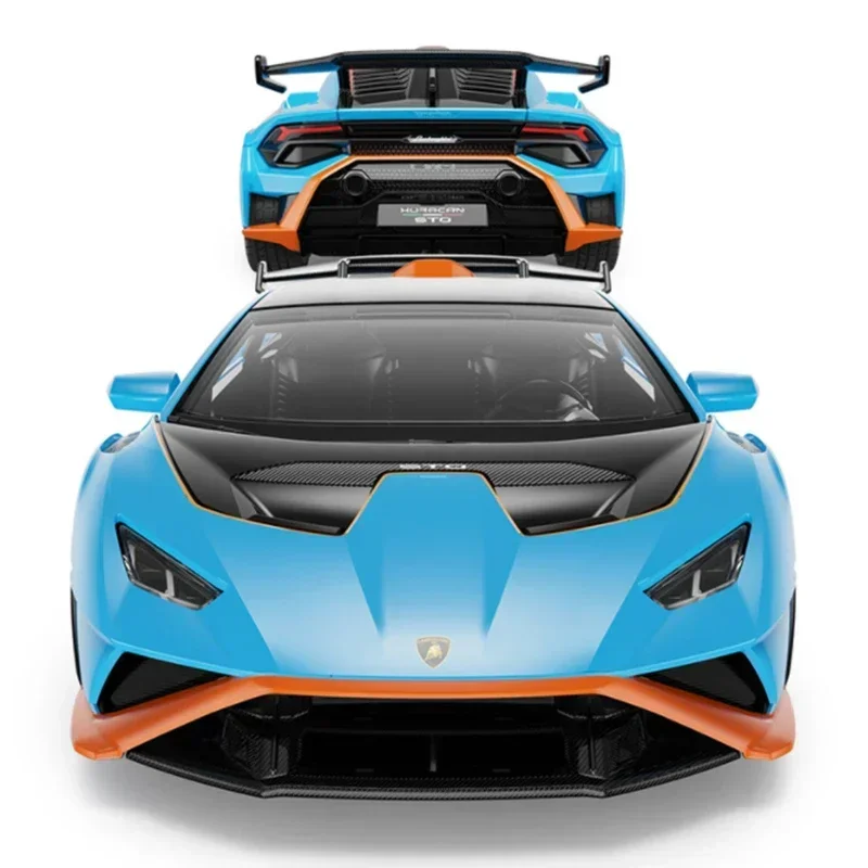 โมเดลรถสปอร์ต HURACAN STO อัลลอยด์ ขนาด 1:32 ของเล่นรถโลหะหล่อขึ้นรูป พร้อมเสียงและไฟ สมจริงสูง เหมาะสำหรับสะสมหรือเป็นของขวัญ