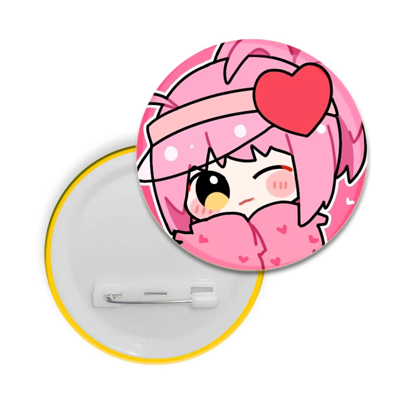 Anime Shugo Chara Pin Cartoon Figures Hinamori Amu Tsukiyomi Ikuto Brooch Badge Button Pins on Backpack Jewelry Accessories