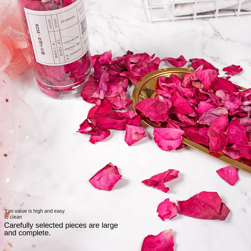 Natural dried real flower rose foot special Super Multi bubble bath petals