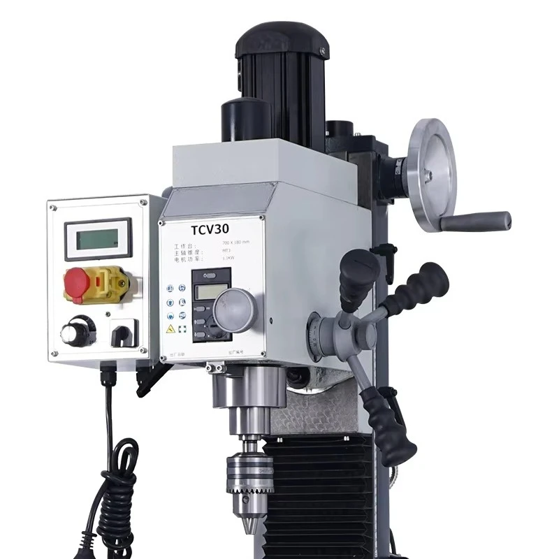 1.5마력 모터 파워 7x 27 미니 수직 수동 금속 밀링 드릴링 머신