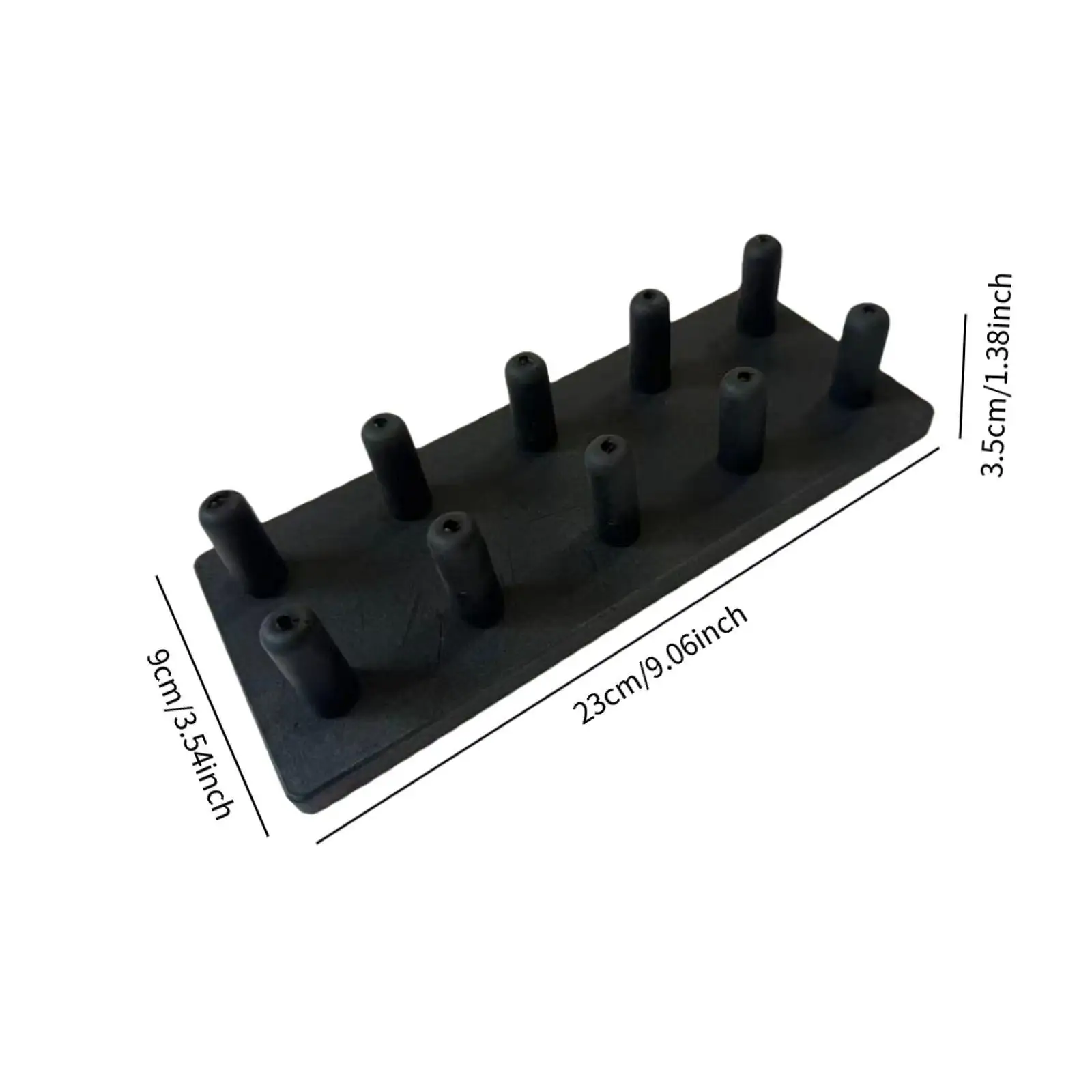 Organizzatore portatile stabile per bocchino per clarinetto sax espositore in legno per accessori per strumenti musicali da banco negozio di musica