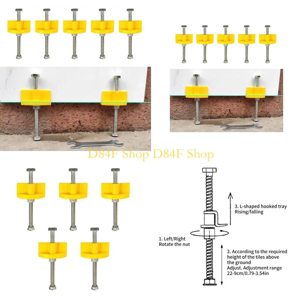 

D84F Tile Leveling Locator Tool Tile Positioning Device for Construction Projects