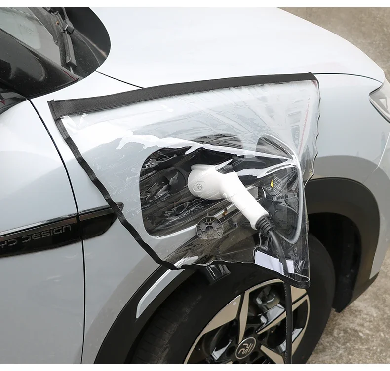 

Car Charging Rain Cover Outdoor Electric Car Accessories Charging Gun Waterproof Auto Cover Snow and Rain Protection