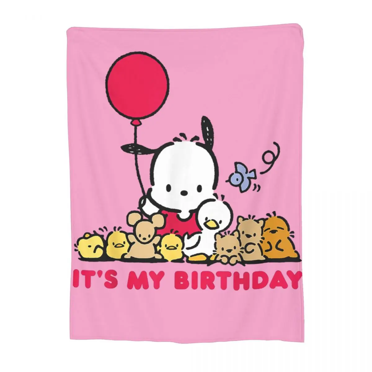 Одеяло Pochacco It's My Birthday, фланелевые ультра-мягкие пледы для кровати, коврика