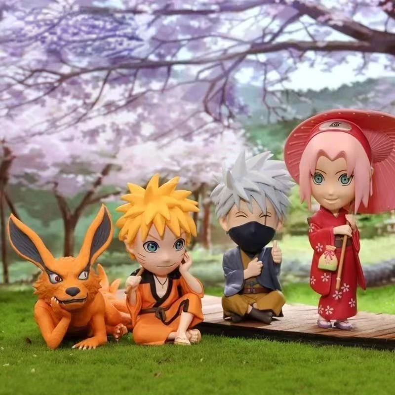 

Naruto Shippuden anime peripheral blind box confirmed model Naruto Jiraiya Haruno Sakura Orochimaru Kakashi Sasuke figurine gift