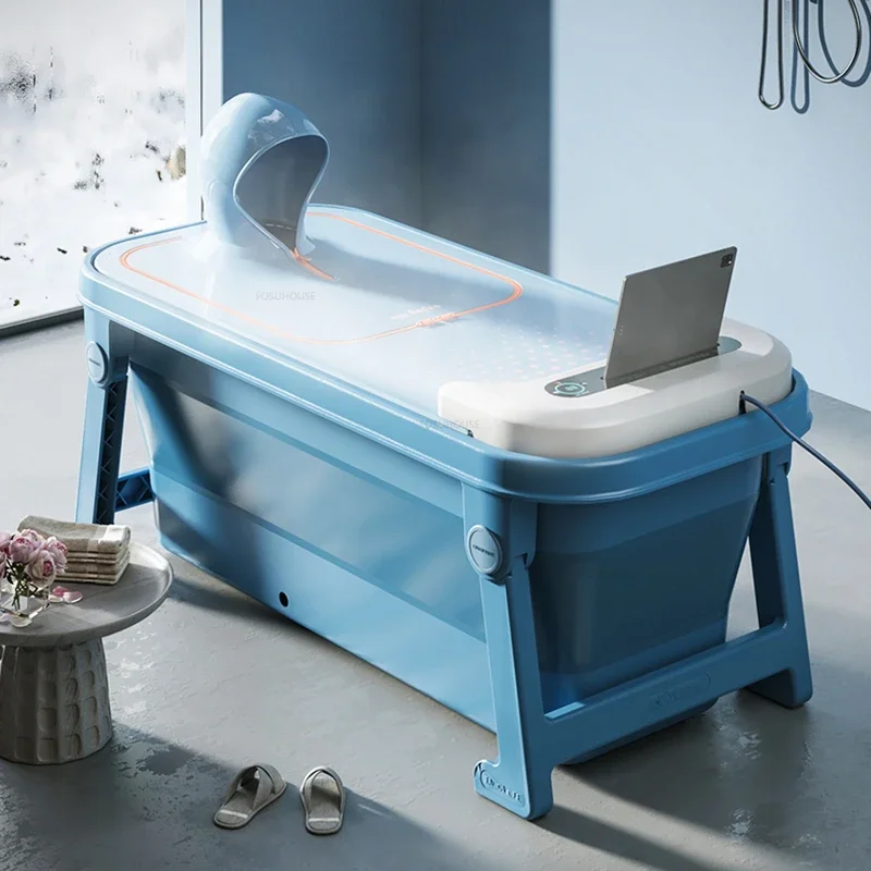 

Intelligent Portable Bathtubs Adult Foldable Bathtub Full-body Thermostatic Automatic Heating