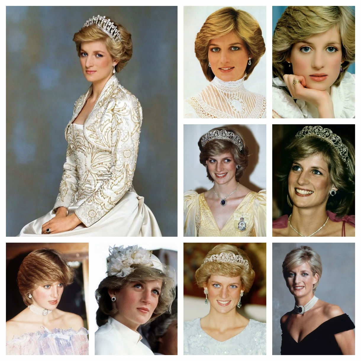 Princess Of Wales Diamond Rhinestones Painting Lady Diana Spencer Cross Stitch Embroidery Picture Mosaic Drill Craft Home Decor