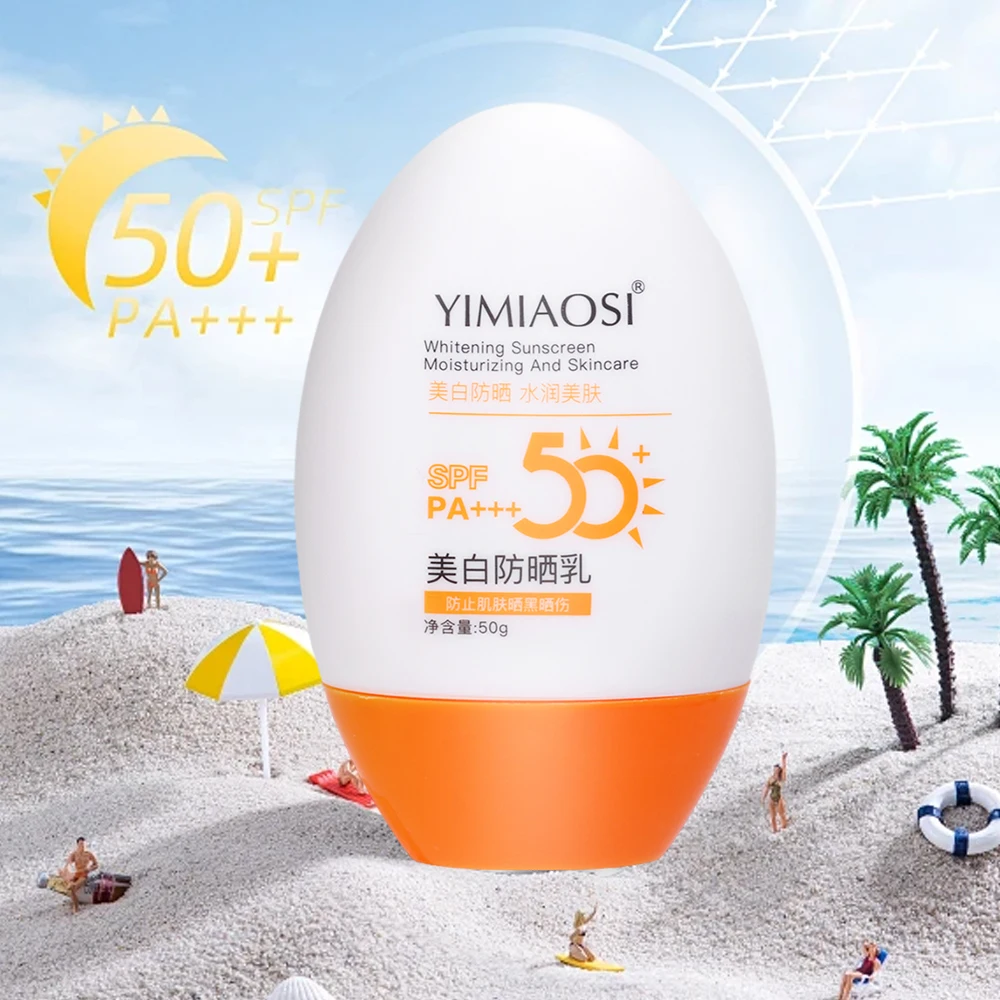 日焼け止め分離クリーム、防水、湿気、明るく、肌のトーン、夏のスキンケア、体の分離、spf 50、50g