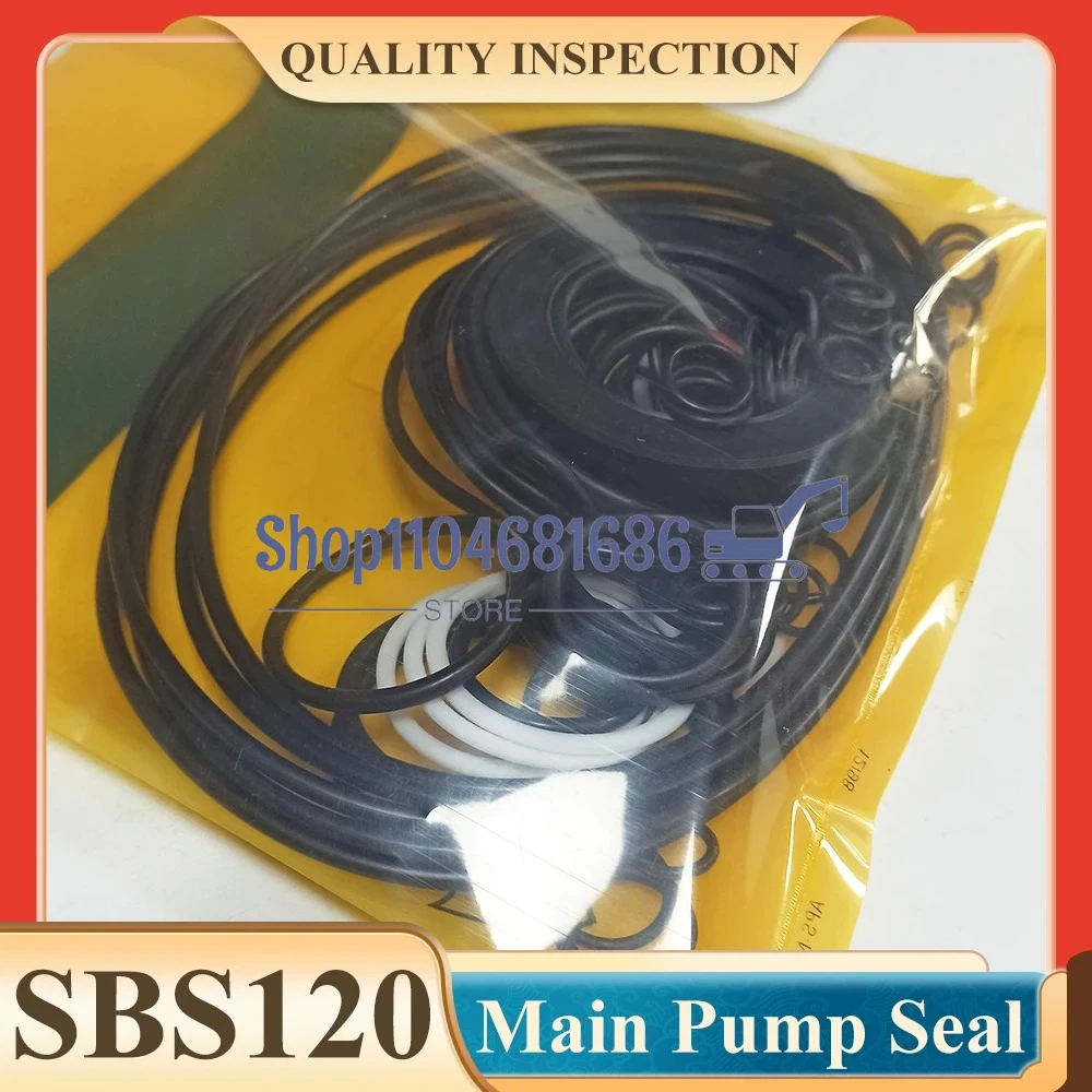 SBS120 Hydraulic Pump Seal Kit for E320C E320D Excavator Main Pump Oil Seal Repair Kit