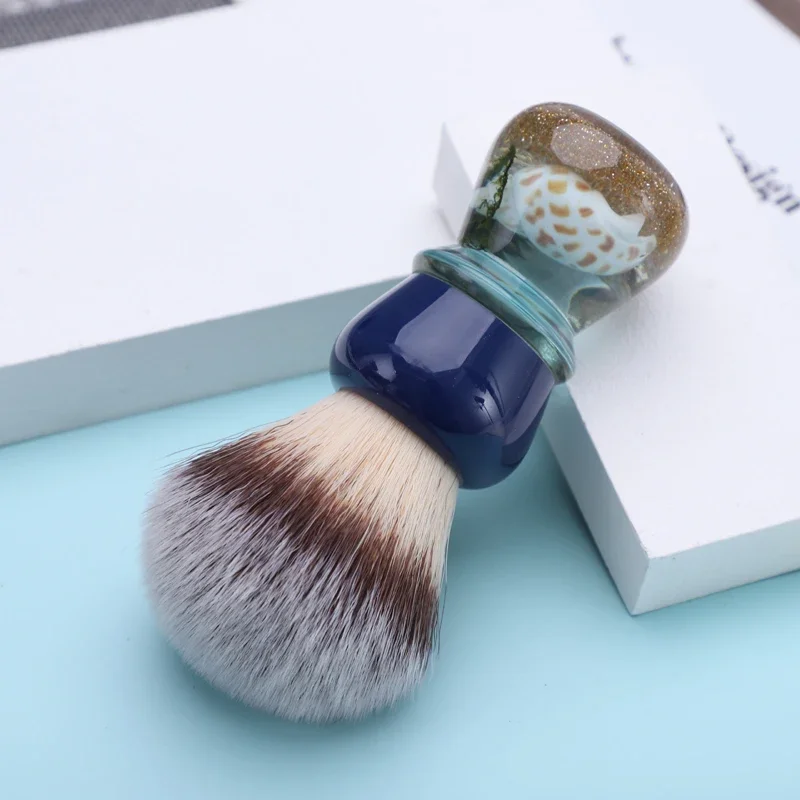 YAQI Atlantis 24 мм синтетические волосы мужские помазок для бритья и набор мыла для бритья