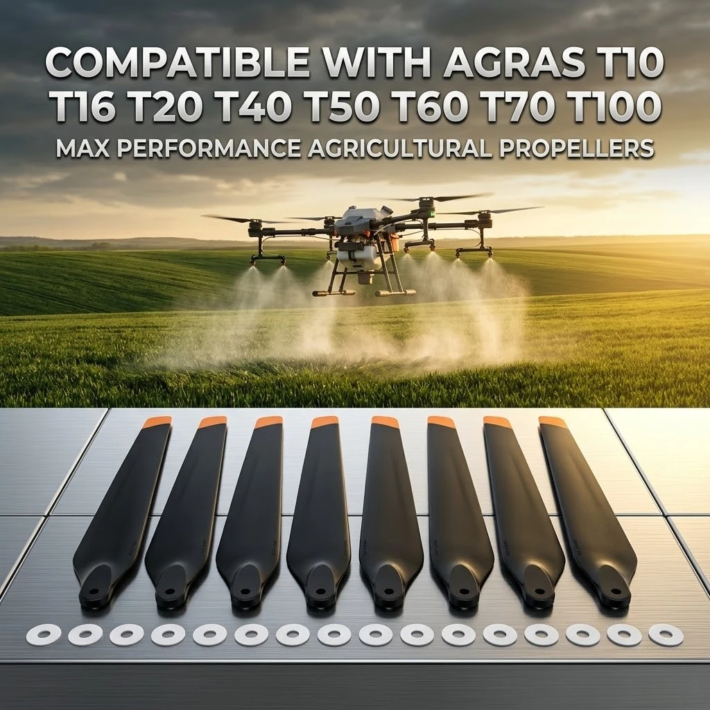Carbon Fiber Propeller Blades Compatible with DJI Agras T10 T16 T20 T40 T50 T60 T70 T100 Agricultural Drone Replacement