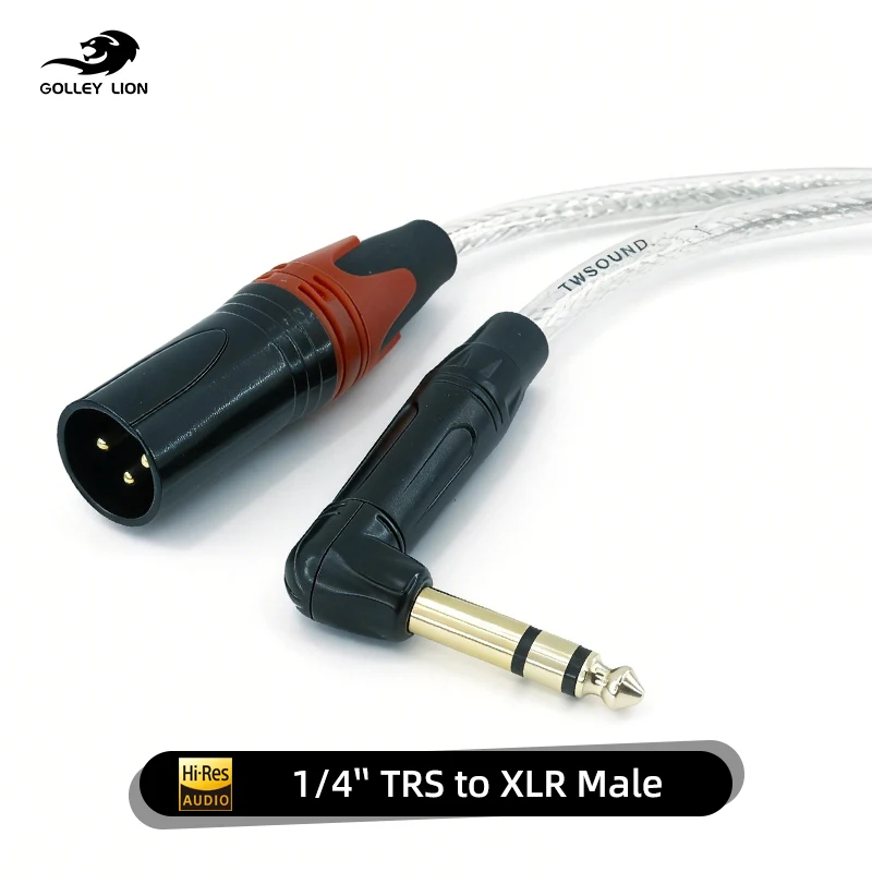 90 degree 6.35mm to XLR TRS Balanced Audio Cable XLR Cannon Stereo Karon Microphone Mixing Console Sound Card Extension Line