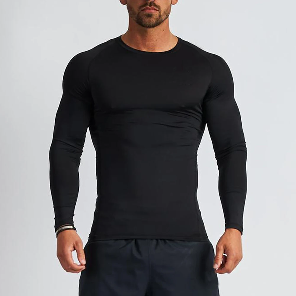 

Mens Base Layer Blouse Turtleneck Pullover Long Sleeve Jumper Tops Warm Slim Fit Tight Fitting Quick Drying Fitness T-shirt