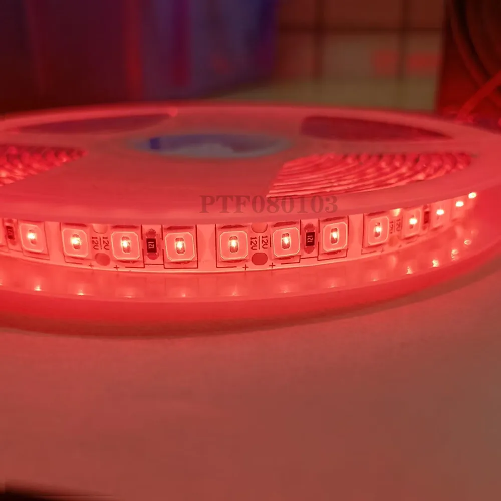 LED قطاع ضوء 12 فولت 5054 5 متر 120led/م اشرطة ليد المائية الشريط سمد لينة شرائط مصباح للديكور المنزل
