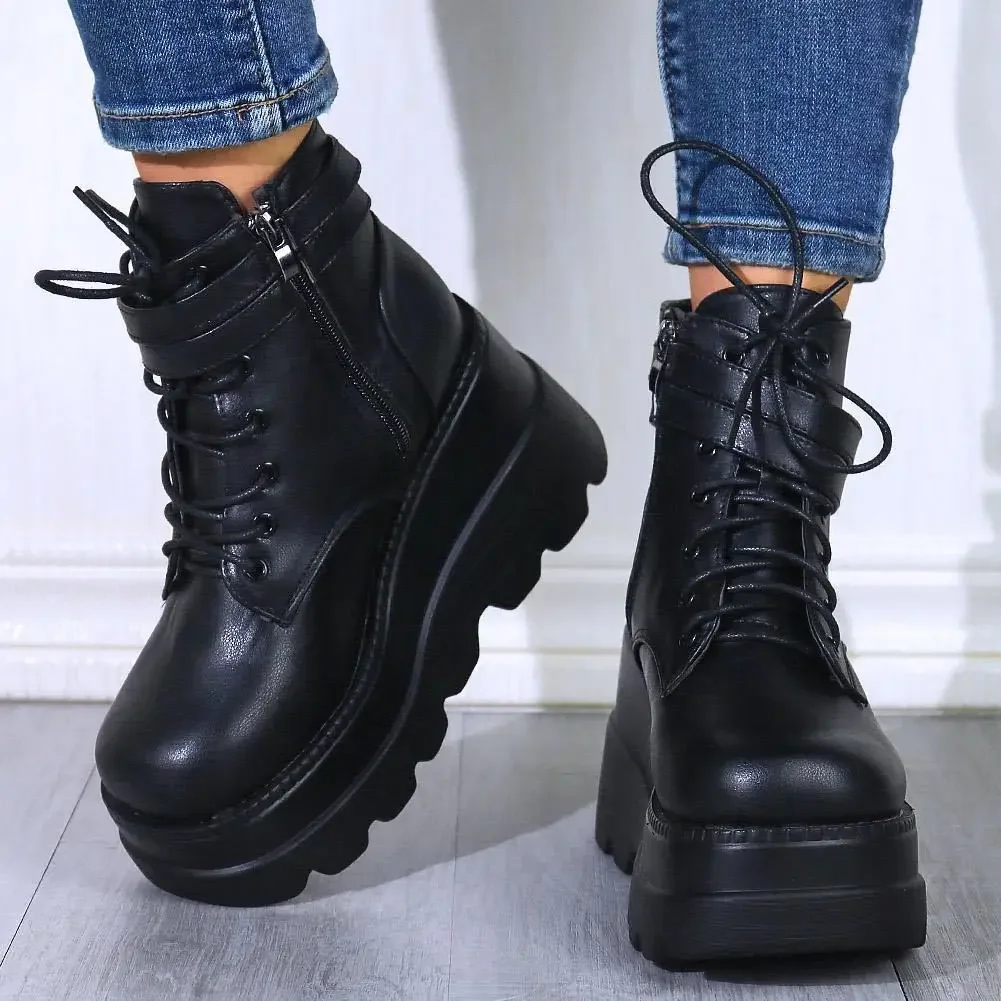 Women's Winter 2020 New Style Round Head Thick Bottom Short Boots Amazon's Best Seller Shoes Nylon Material Rubber Face Material