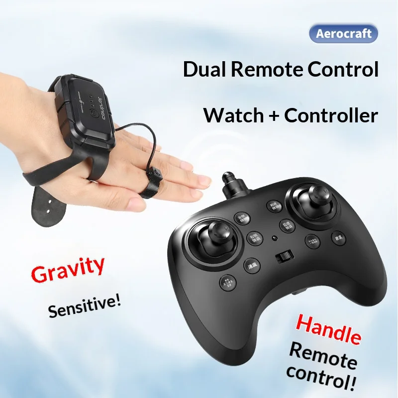 Avión de pasajeros RC Quadcopter Drone Mini avión de espuma con mantenimiento de altitud juguete volador antichoque para niños regalo al aire libre