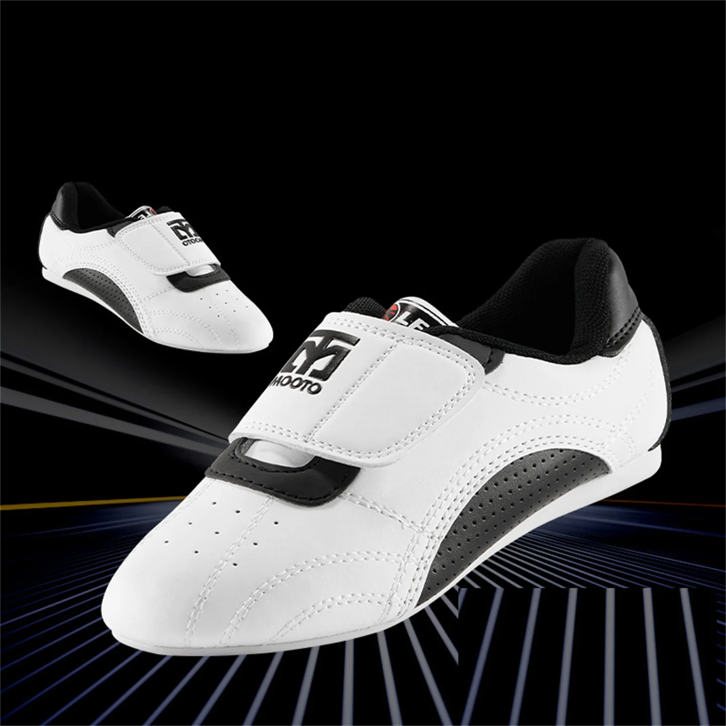 Taekwondo Shoes for Children Adults Men Women Gymnasium Kung Fu Jujutsu Karate Training Shoes Breathable Rubber Soft Soled Shoes