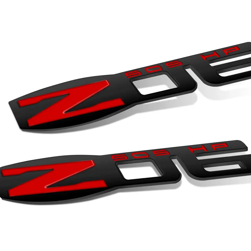 ملصق معدني لشعار حقيبة السيارة الخلفية ، شعار ثلاثي الأبعاد ، ديكور كورفيت C6 407 سيلفرادو كروز لاكيتي أفيو نيفا ، Z06 505 حصان