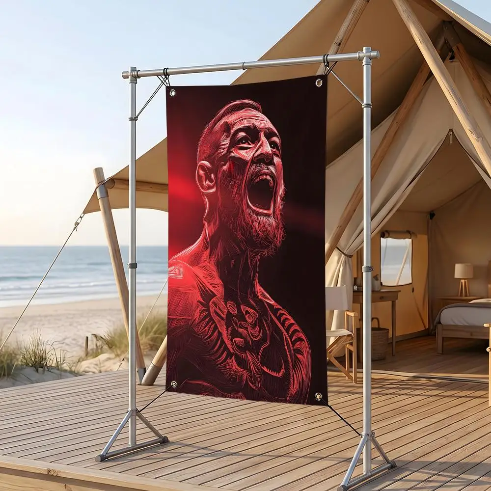 Celebrity C-Conor M-McGregor Flags Cozy Yard Flag 4 Grommets Waterproof Durable Lightweight