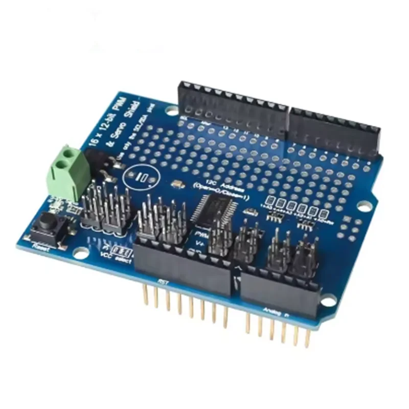 16 Channel 12 bit PWM/Servo Shield 16 channel servo drive module
