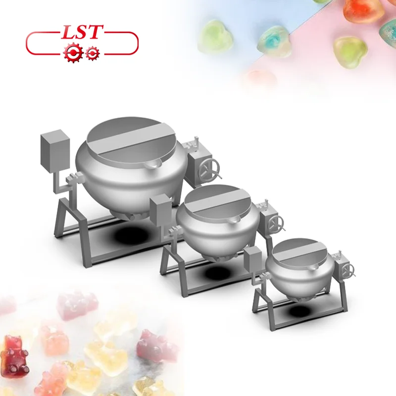 Gorąca sprzedaż LST 50L Gummy Jelly Mixer Machine Syrop Garnek do gotowania