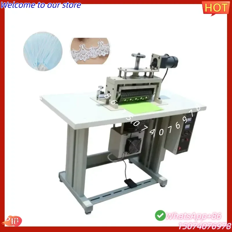 2026 Automatic Ultrasonic Lace Embossing Sewing Machine High Quality Lace Equipment