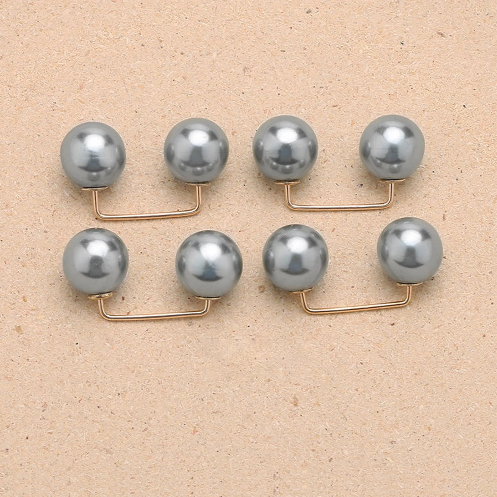 3pcs Pearl Pin Brooch set Clothes Fastener Invisible Design Simple Elegant Decoration Lightweight Comfortable for Everyday Use