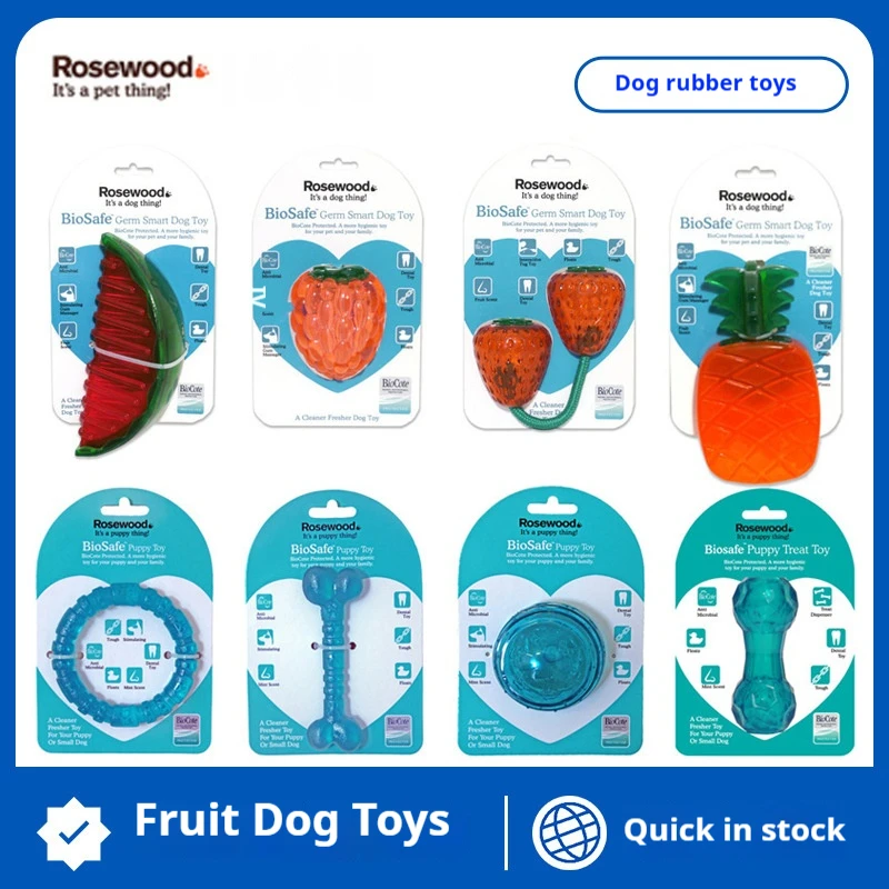 

Dog Toys Small Medium and Large Dogs Chew Toys Orange Apple Banana Pineapple Watermelon Strawberry Dog Fruit Toys