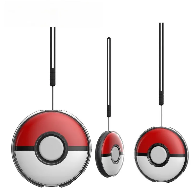 

Hot Kawaii Pikachus Series Protective Shell Cartoon Transparent PC Protective Crystal Shell&Hand Rope