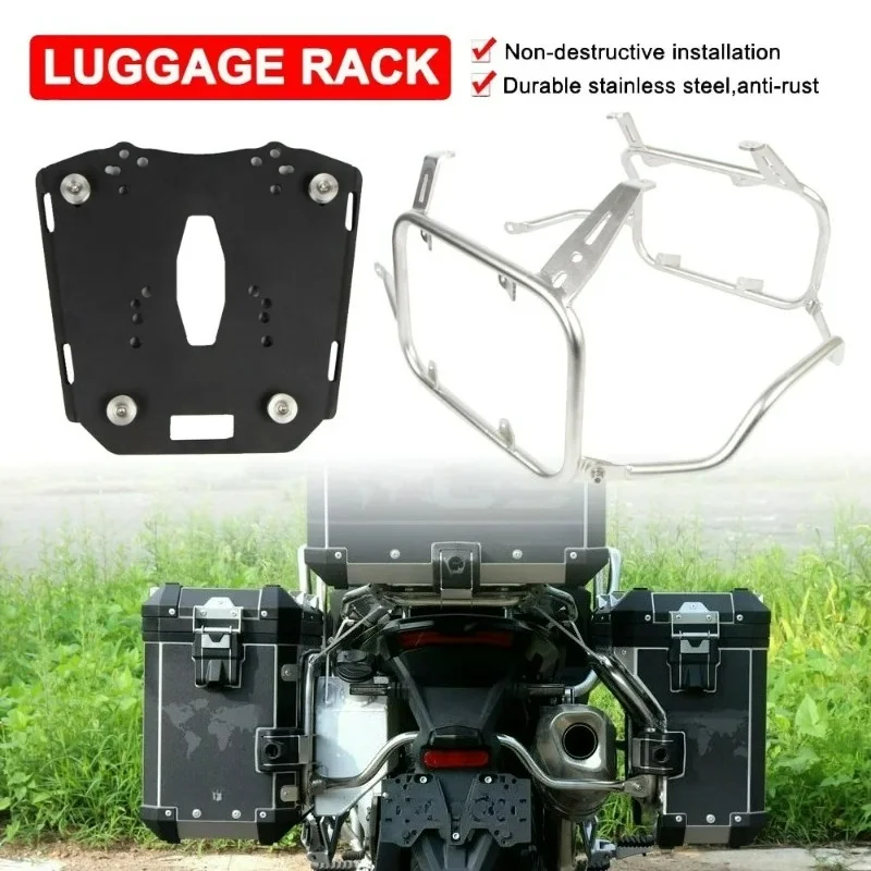 

Hot Selling FORVOGE 900DS 900DSX Luggage Rack Stainless Steel 2024-2025