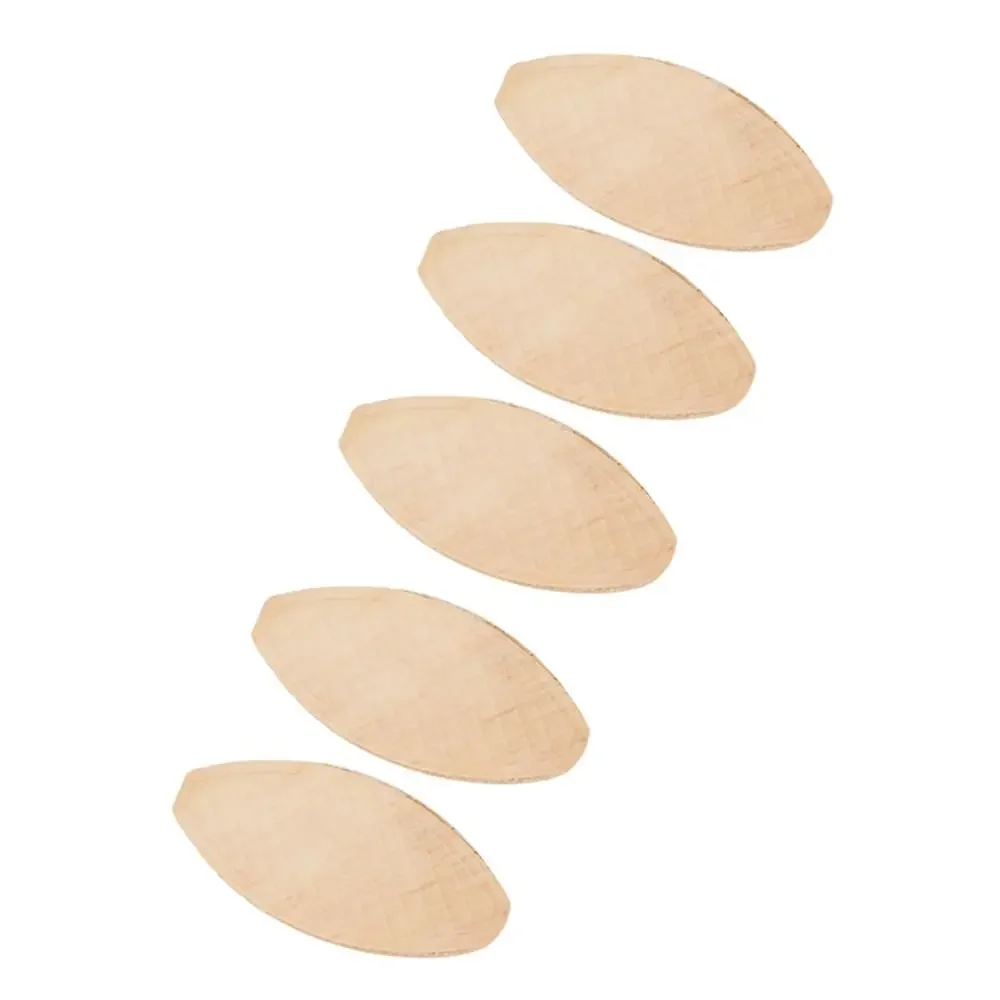 100 PCS durable Beechwood Wood Joining Biscuits Wood Board Docking Tool 0# 10# 20# Wood Biscuit Tenon Biscuit Furniture Framing